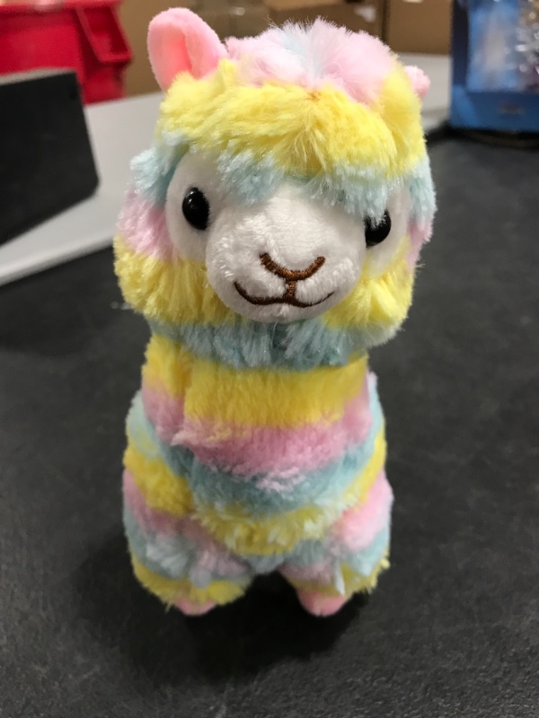 Photo 2 of Amuse Rainbow 7.87 Inches Stuffed Llama Plush Doll Toy
