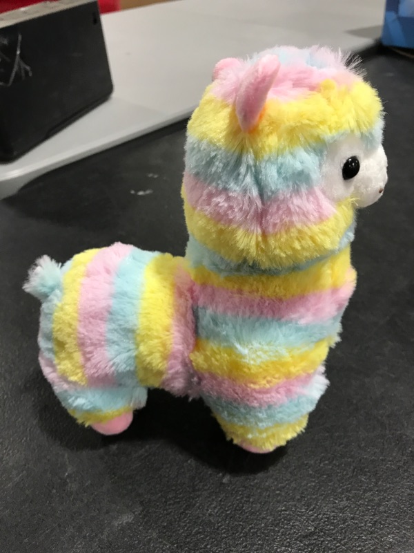 Photo 3 of Amuse Rainbow 7.87 Inches Stuffed Llama Plush Doll Toy
