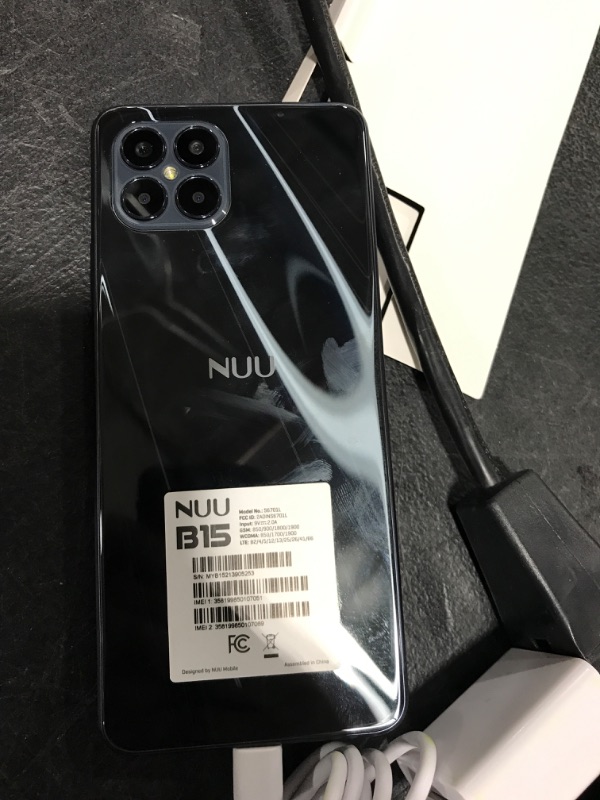 Photo 6 of NUU B15 | 3-Day Battery | 48 MP | Quad-Camera | Unlocked (T-Mobile Only) | 6.78'' Full HD+ Display | 128GB | 90Hz | 18W Fast Charge | 5000 mAh | Fingerprint | Android 11 | Black
