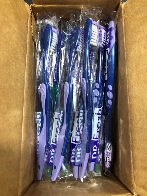 Photo 2 of 72 Premium Prepasted Disposable Toothbrushes Individually Wrapped by Dr. Fresh
