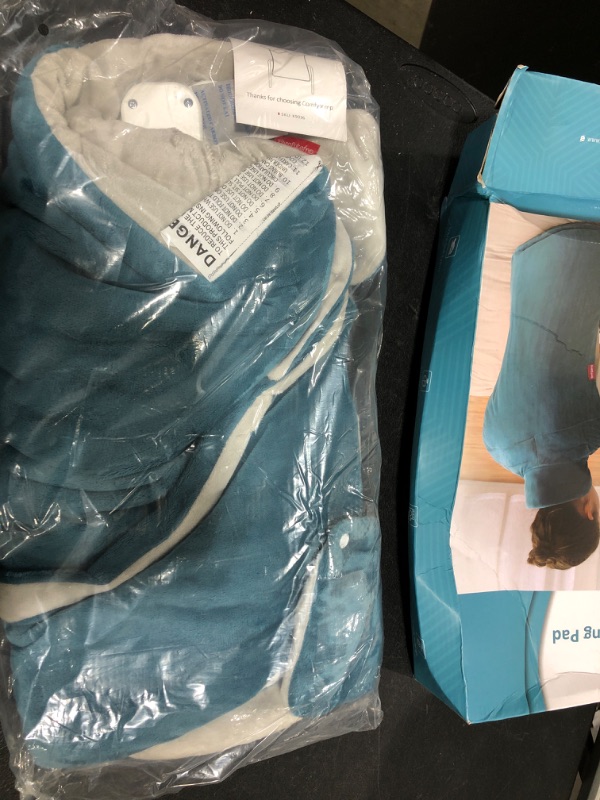 Photo 1 of Comfytemp Weighted Heating Pad for Back Pain Relief, 22"x33" XXL Large Electric Heating Pad for Neck and Shoulders with 3 Heat Settings, 2H Auto-Off, Back Heated Wrap for Cramps - Washable
