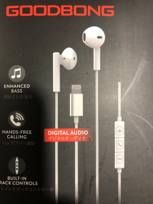 Photo 1 of GOODBONG HIGH FIDELITY EARBUDS. 