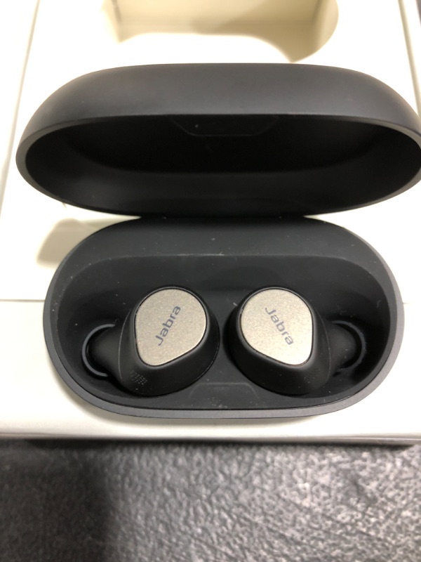 Photo 3 of Jabra Elite 7 Pro in Ear Bluetooth Earbuds - Adjustable Active Noise Cancellation True Wireless Buds in a Compact Design with Jabra MultiSensor Voice. OPEN BOX. PRIOR USE. 
