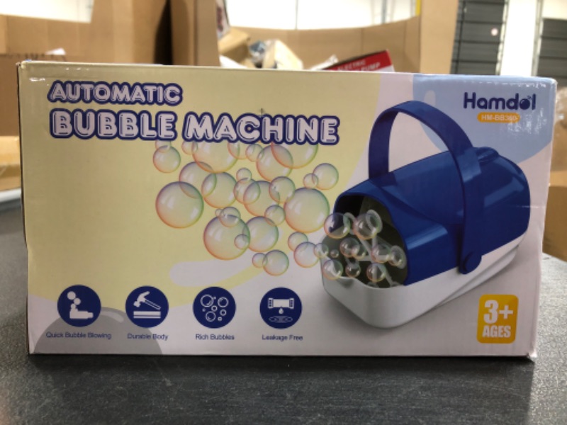 Photo 1 of AUTOMATIC BUBBLE MACHINE. PRIOR USE. 