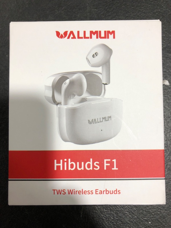 Photo 1 of ALLMUM HIBUDS F1 TWS WIRELESS EARBUDS. OPEN BOX. 