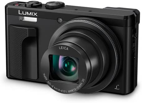 Photo 1 of Panasonic Lumix DMC-ZS60 Digital Camera (Black). PRIOR USE. SHUT STUCK OPEN. MISSING ACCESSORIES. NEEDS CHARGED, UNTESTED. 
