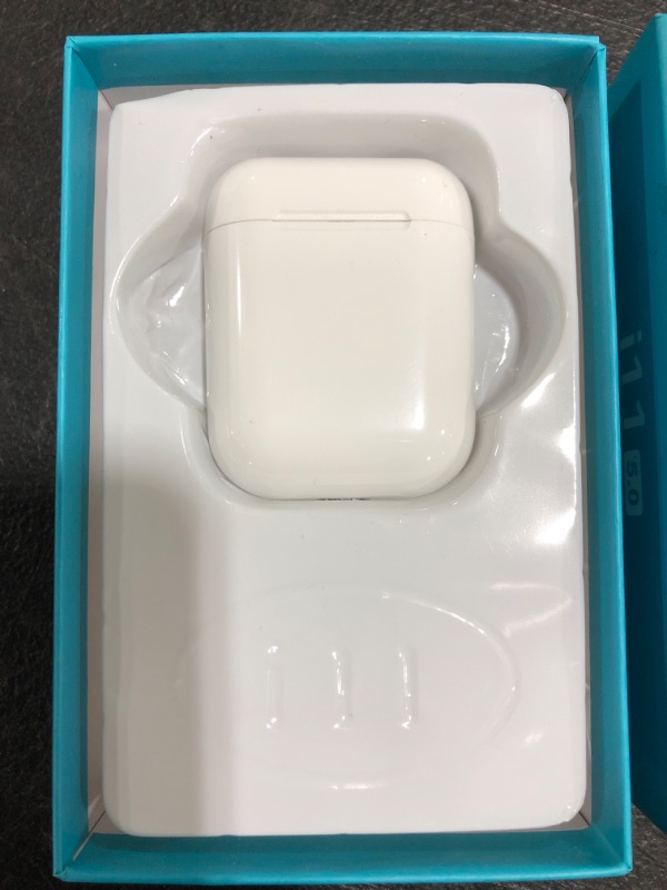 Photo 2 of i11 TRUE WIRELESS EARBUDS. WHITE. PRIOR USE.