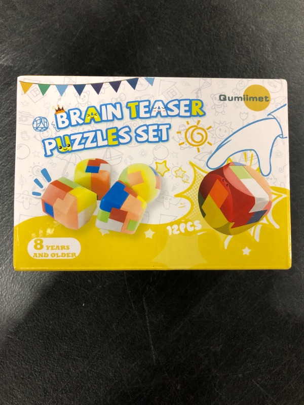 Photo 1 of BRAIN TEASER PUZZLES SET. AGES 8+. 