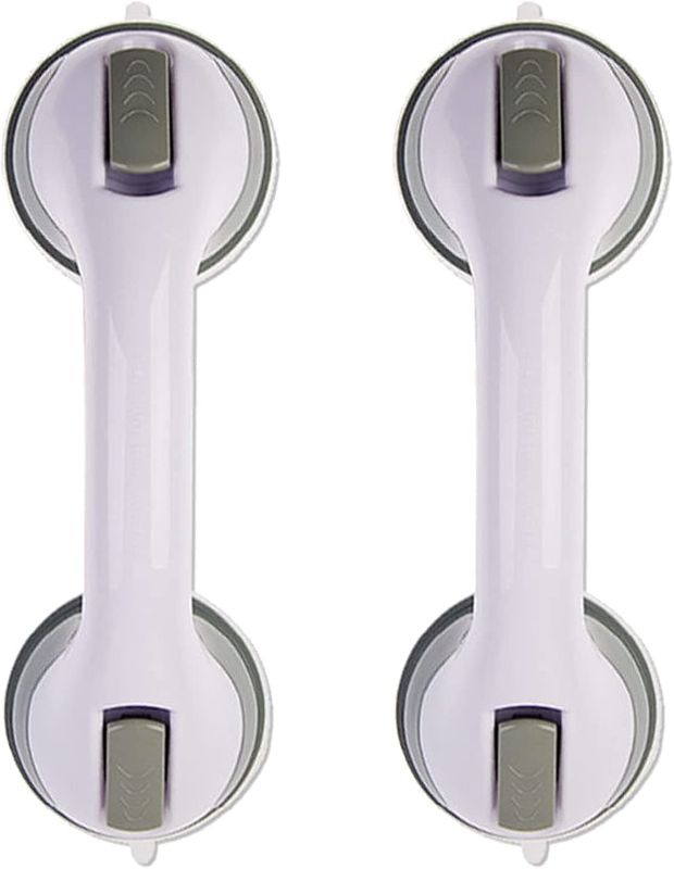 Photo 1 of 2 Pack Grab Bars for Bathroom, Shower Handle, Handicap Grab BarsShower Grab Bar, Grab Bars for Bathtubs and Showers Shower Handles for Elderly , Elderly Assistance Products Baby Shower Handle, (AM-5)
