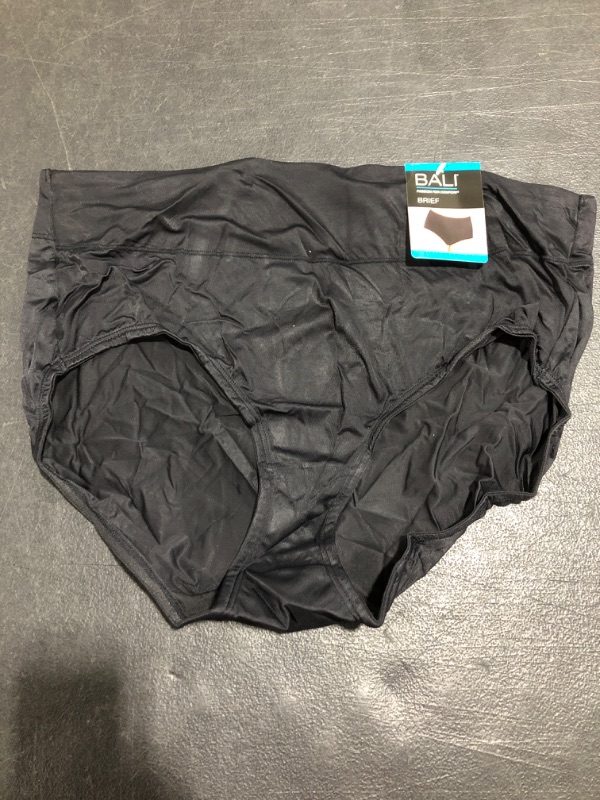 Photo 2 of Bali Passion for Comfort Brief Black 9 Women's. SIZE 2X/9. NEW WITH TAGS. 
