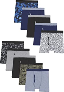 Photo 1 of Hanes Boys' ComfortSoft Waistband Boxer Briefs Multiple Packs Available (Assorted/Colors May Vary). OPEN PACKAGE. MISSING SOME ITEMS. SIZE SMALL. 
