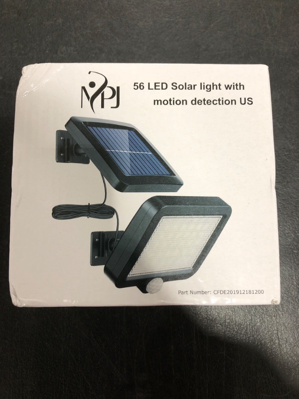 Photo 1 of 56 LED SOLAR LIGHT WITH MOTION DETECTION. OPEN BOX.