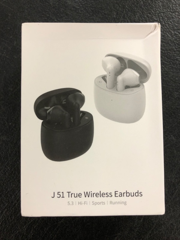 Photo 1 of J 51 TRUE WIRELESS EARBUDS. PRIOR USE. 
