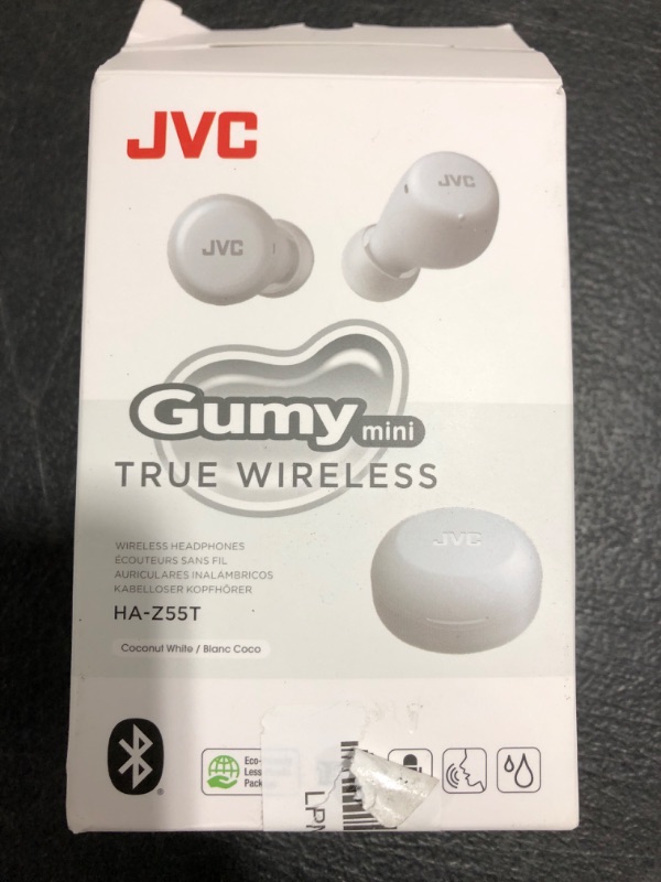 Photo 1 of JVC GUMY MINI TRUE WIRELESS EARBUDS. 