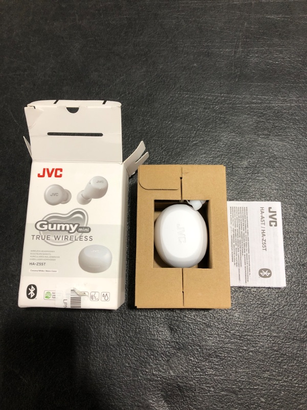 Photo 2 of JVC GUMY MINI TRUE WIRELESS EARBUDS. 