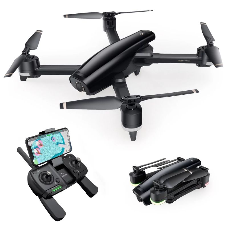 Photo 1 of SNAPTAIN SP550 GPS Drone with 2K Camera, 5Ghz WiFi FPV RC Quadcopter for Adults, GPS Auto Return Home, Foldable, Black
