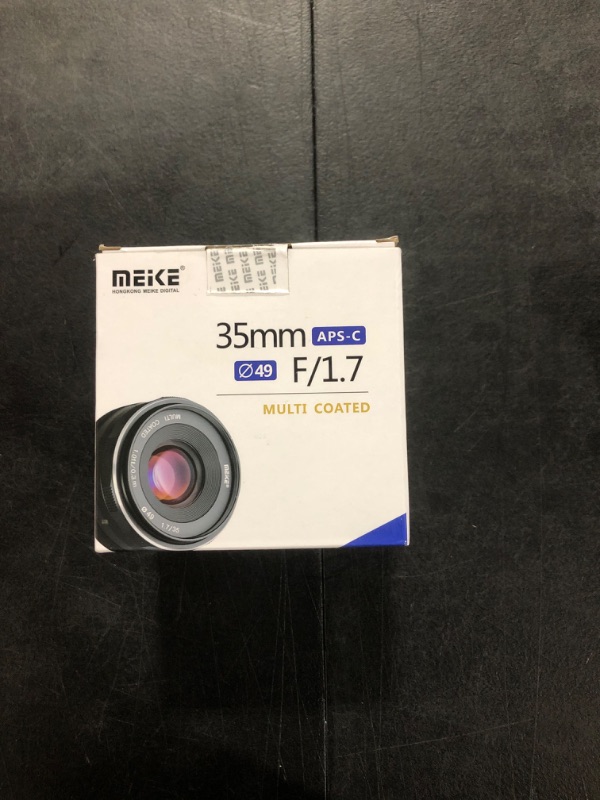 Photo 2 of Meike 35mm F1.7 Large Aperture Manual Focus Prime Fixed Lens APS-C Compatible with Sony E-Mount Mirrorless Cameras NEX 3 3N NEX 5R NEX 6 7 A6600 A6400 A5000 A5100 A6000 A6100 A6300 A6500 A3000