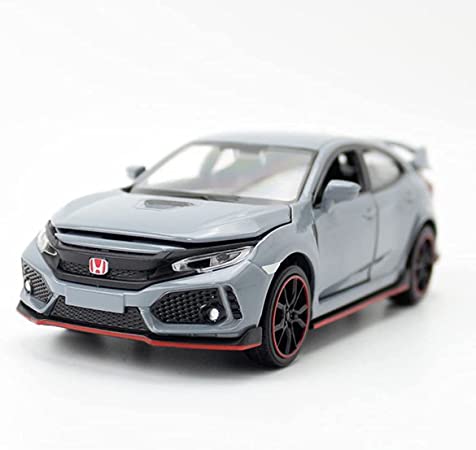 Photo 1 of 1:32 Scale Diecast Model Car Toys Honda Civic Type R Miniature Replica Pull Back
