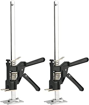 Photo 1 of 2 Packs Hand Lifting Tool Jack, Labor-Saving Arm Jack, The Height Raised by 5-250mm, Up to 260kg/570 lbs, Board Lifter, Tile Height Adjuster