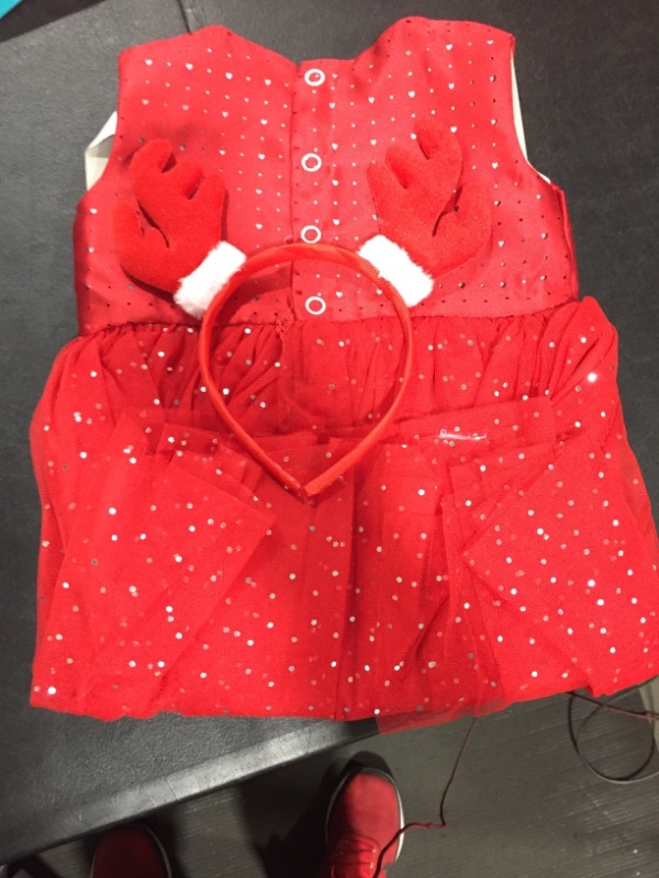 Photo 1 of GIRLS DRESS  SIZE 6-12 MONTHS