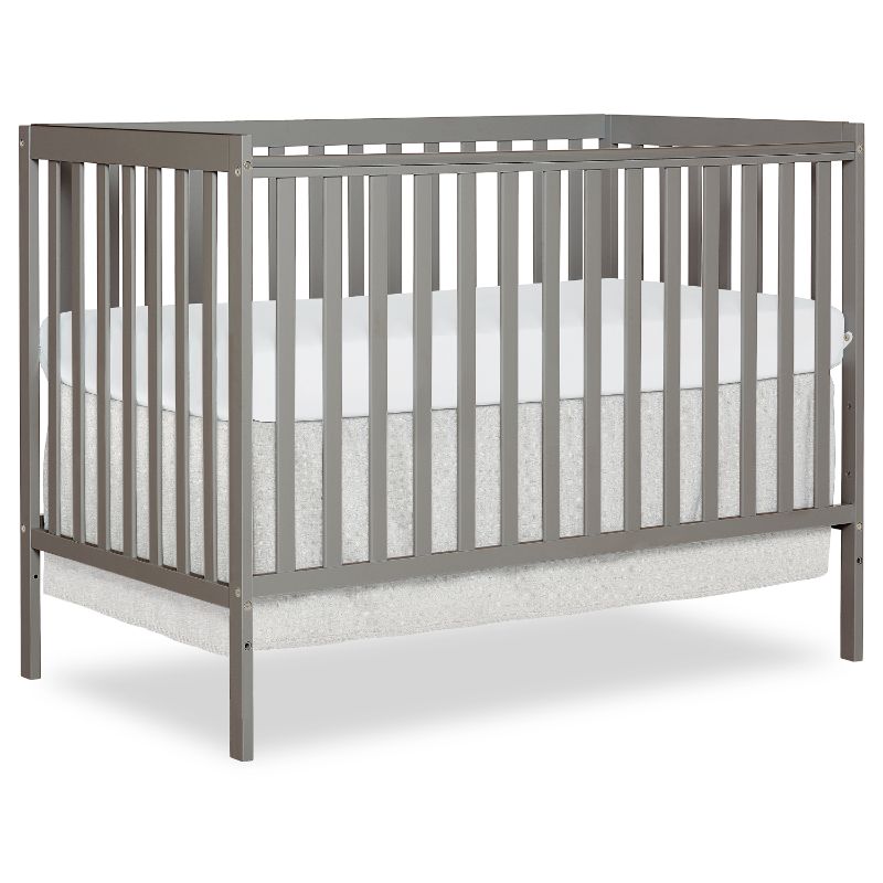 Photo 1 of Dream on Me Synergy 5 in 1 Convertible Baby Crib Cool Gray
