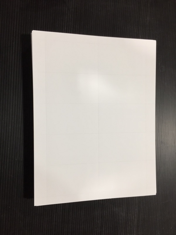 Photo 1 of DESKTOP BUSINESS CARDS 80LB BLANK