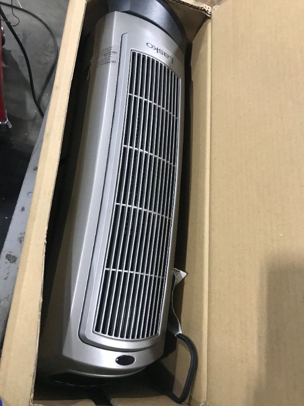 Photo 2 of Lasko 1500W Digital Ceramic Space Heater with Remote, 755320, Silver