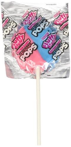 Photo 1 of EXPIRED BY 08/25/2022 Fluffy Stuff Cotton Candy Pops; 48 Lollipops/Box
