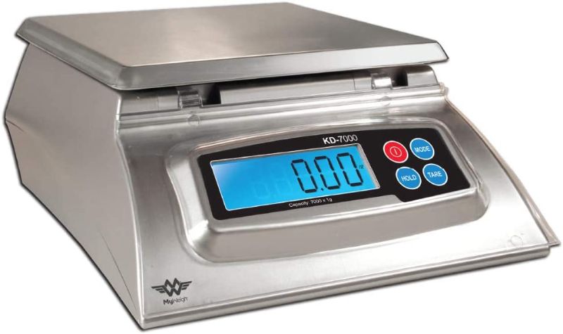 Photo 2 of My Weigh KD-7000 Kitchen And Craft Digital Scale, Silver + My Weigh AC Adapter
