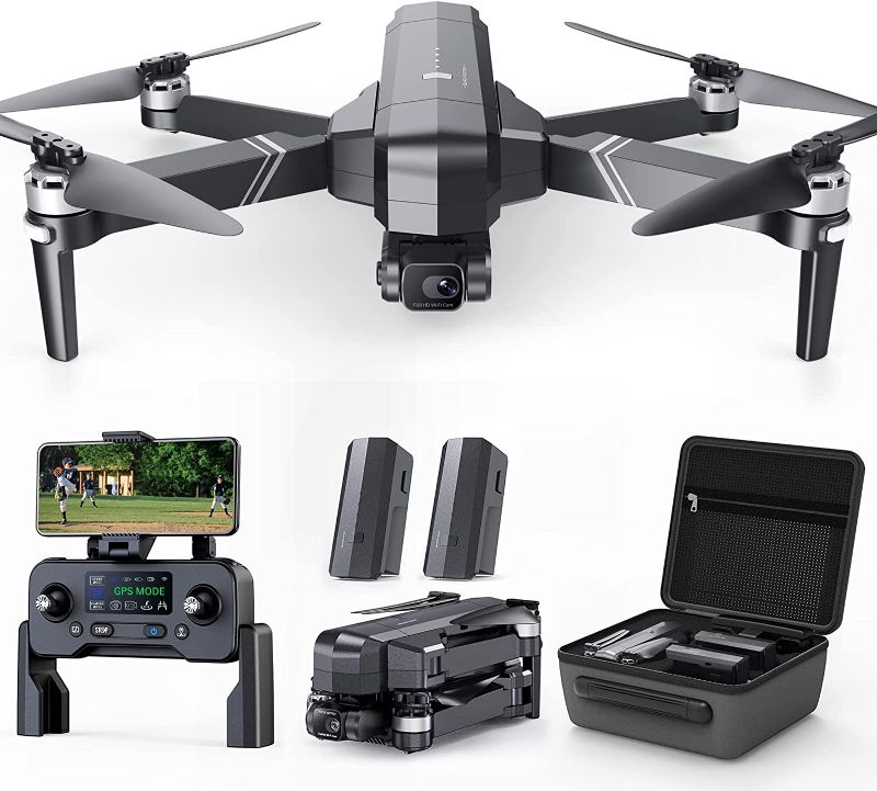 Photo 1 of Ruko F11GIM Drones with Camera for Adults, 2-Axis Gimbal 4K EIS Camera, 2 Batteries 56Mins Flight Time,Brushless Motor, 5GHz FPV Transmission, GPS Auto Return Home, 5times Zoom No Fisheye
