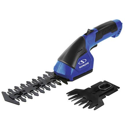 Photo 1 of Sun Joe HJ604C-SJB 2-in-1 Cordless Grass Shear , 7.2 V (Blue) (1331887)
