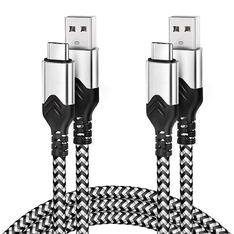 Photo 1 of USB C Cable 10ft, 2-Pack Deegotech Type C Charger Fast Charging, Extra Long Nylon Braided Type C Charger Cord Compatible with Samsung Galaxy S10 S9 S8 Plus Note9 8 and More (3m)