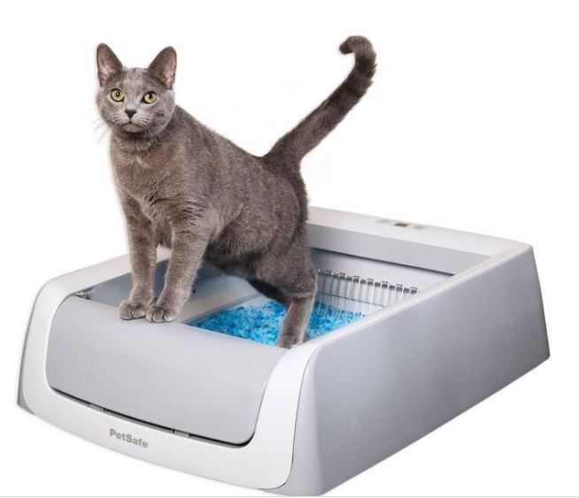 Photo 1 of (PARTS ONLY) PetSafe ScoopFree Automatic Self Cleaning Cat Litter Box with Disposable Crystal Litter Tray

