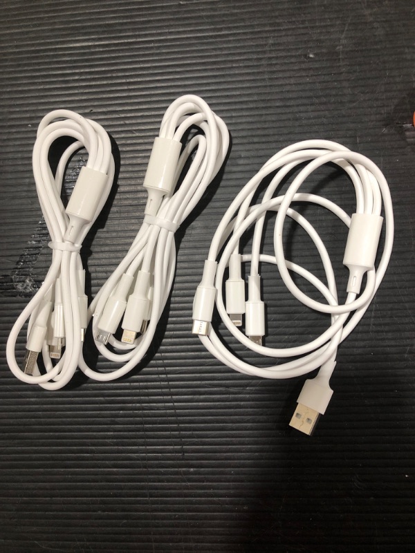 Photo 1 of iPhone Charger Lightning Cable XnewCable 4Pack(10ft 6ft 6ft 3ft) Apple Certified Nylon Braided Long Fast USB Cord Compatible for iPhone 11Pro MAX Xs XR X 8 7 6S 6 Plus SE 5S 5C (Gray)