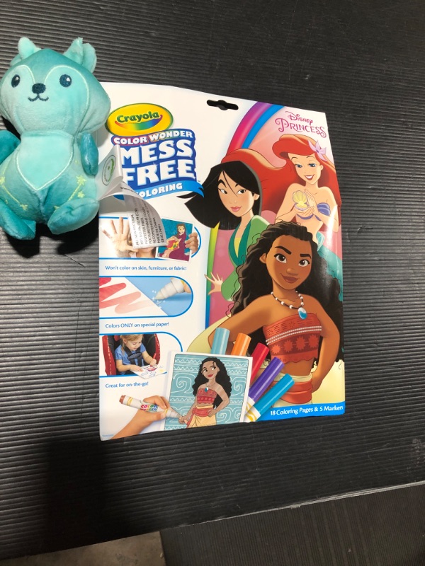 Photo 1 of Crayola Color Wonder Coloring Kit Disney Princess with Animal Adventure Bear 