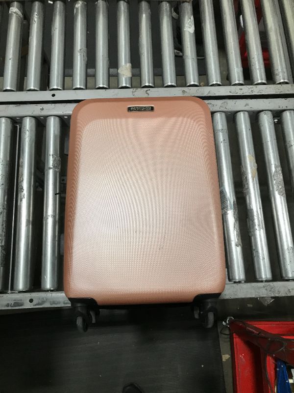 Photo 2 of American Tourister Moonlight Hardside Expandable Luggage with Spinner Wheels, Rose Gold,