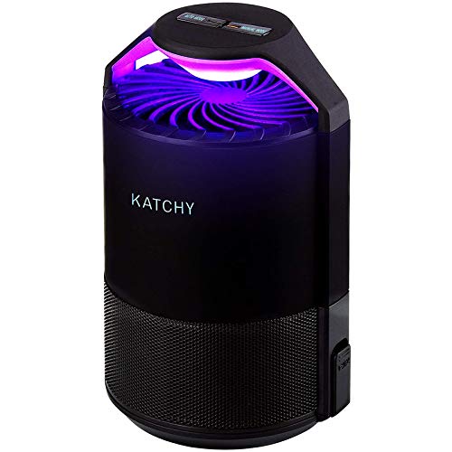 Photo 1 of Katchy Electronic Indoor Fly Trap Catcher and Killer for Mosquitos Fruit Flies Moths Gnats Insect Trap Black
