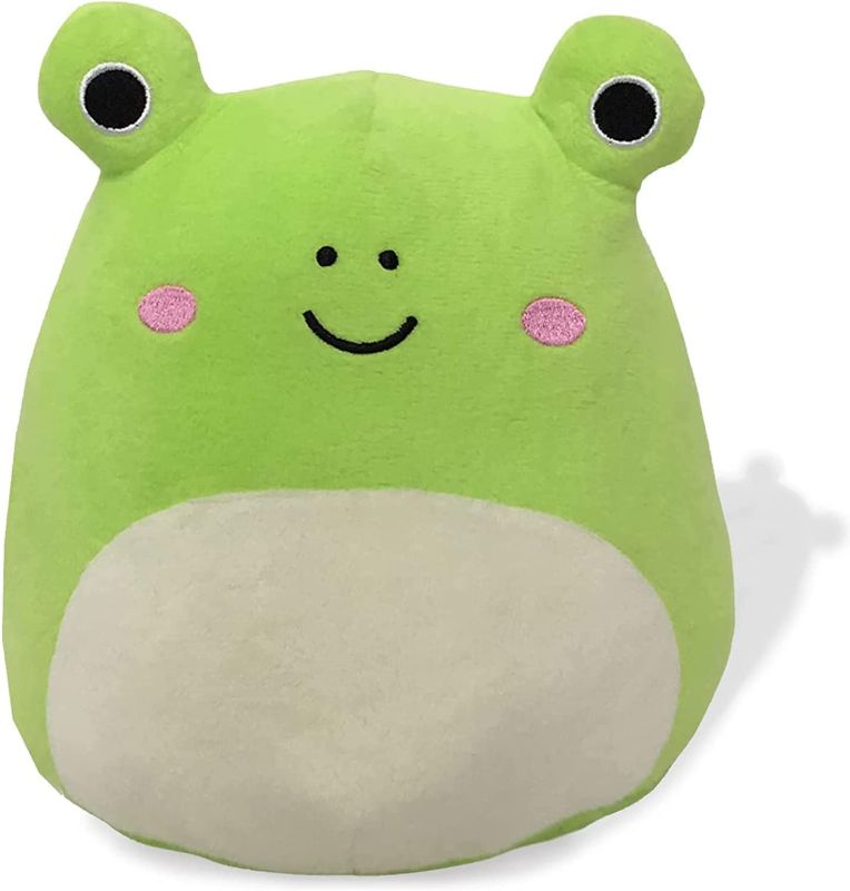 Photo 1 of 1 Pcs Cute Frog Plush Toy, Animals Cute Frog Stuffed Pillow, Super Soft and Comfortable Plush Toy Birthday Halloween Decor Suitable for Boys Girls (12 Inch)
