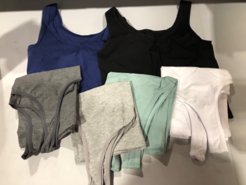 Photo 1 of 6 PACK CROPPED TANK TOPS SIZE SMALL VARIOUS COLORS