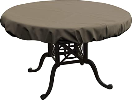 Photo 1 of SELUGOVE Round Table Cover, Suitable for 32-Inch Diameter Patio Round Table, Black Thick Anti-Tearing Double Layer Oxford Cloth,with Handle Easy to Wear and Take Off
