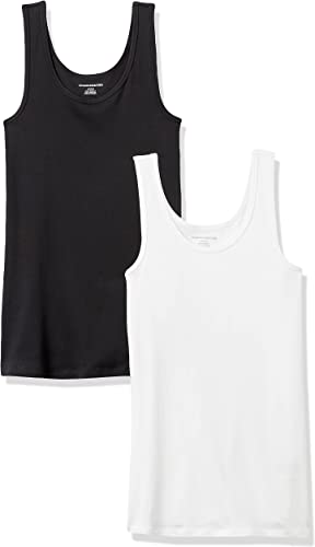 Photo 1 of Amazon Essentials Women's Slim-Fit Tank, Pack of 2 large
