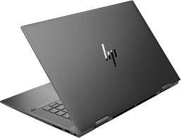 Photo 1 of HP - ENVY x360 2-in-1 15.6" Touch-Screen Laptop - AMD Ryzen 7 - 8GB Memory - 512GB SSD - Nightfall Black **Keyboard lights up to indicate power, but screen won't light. **