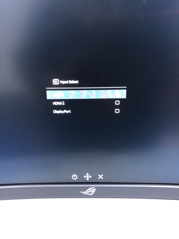 Photo 2 of Asus ROG Strix XG49VQ 49” Curved Gaming FreeSync Monitor 144Hz Dual Full HD HDR Eye Care with DP HDMI Black **refer to description for detailed damaged!**
