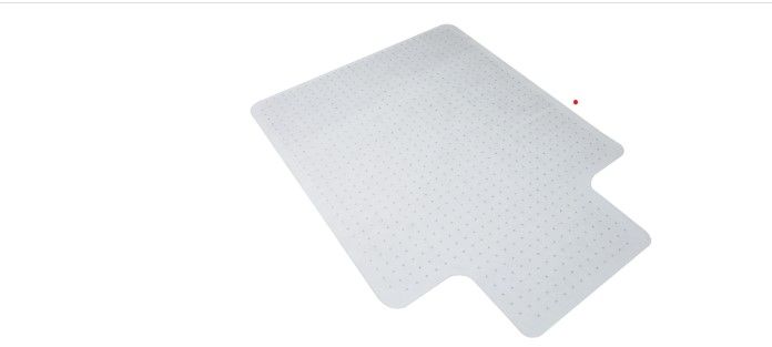 Photo 1 of Chair Mat 36"x48", Traditional Lip Shape, Clear, for Carpet