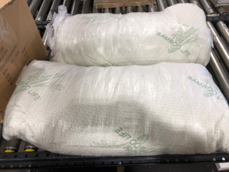 Photo 2 of 2 Pack King Bamboo Pillows for Sleeping, (King 2 Pack)
