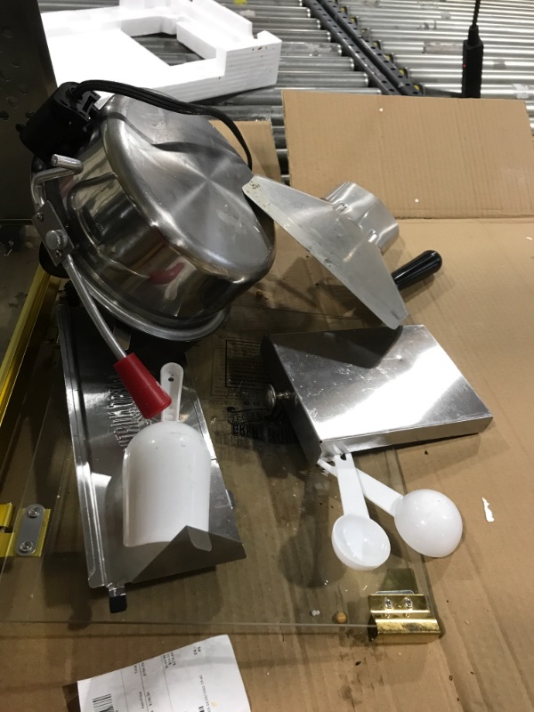 Photo 2 of Matinee Countertop Popcorn Machine – 3 Gallon Popcorn Popper, 8oz Kettle, Warmer, and 24 All-In-One Popcorn Packs by Great Northern Popcorn (Red)
