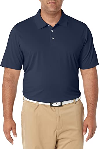 Photo 1 of Amazon Essentials Men's Regular-Fit Quick-Dry Golf Polo Shirt Large