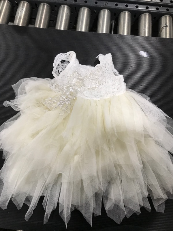 Photo 1 of BABY GIRL BRIDAL DRESS- SIZE UNKNOWN - POSSIBLE 9-12MONTHS