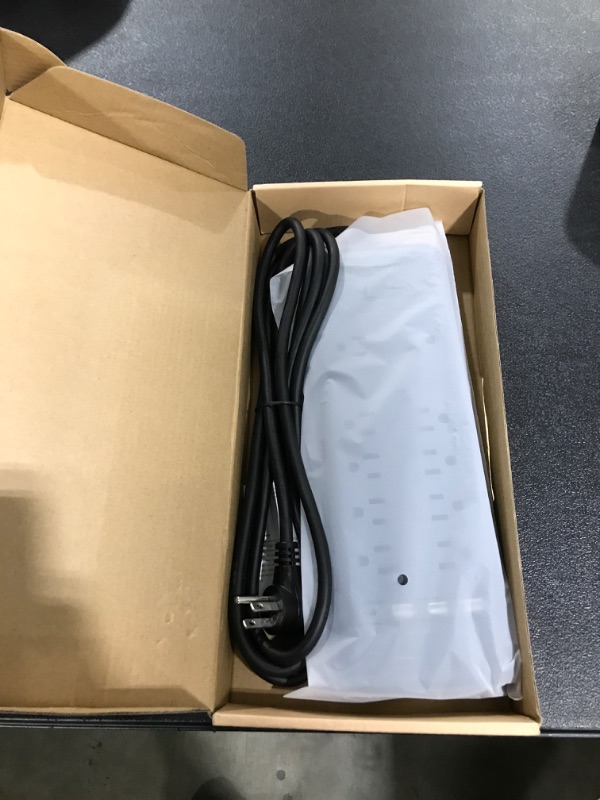 Photo 1 of Power Strip Surge Protector, 10 Outlets 3 USB Charging Ports and 1 USB-C Charging Port, 1875W/15A with 10 Ft Silicone Extension Cord, Flat Plug, Overload Surge Protection, Wall Mount for Home Office
