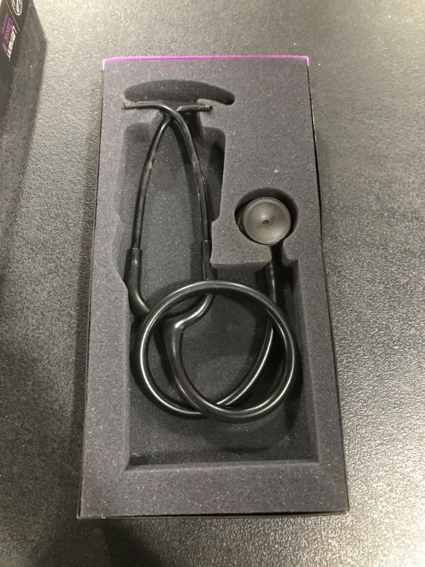 Photo 2 of 3M Littmann Classic III Stethoscope, Matte Chestpiece, Black Tube, 27 Inch, 5803
